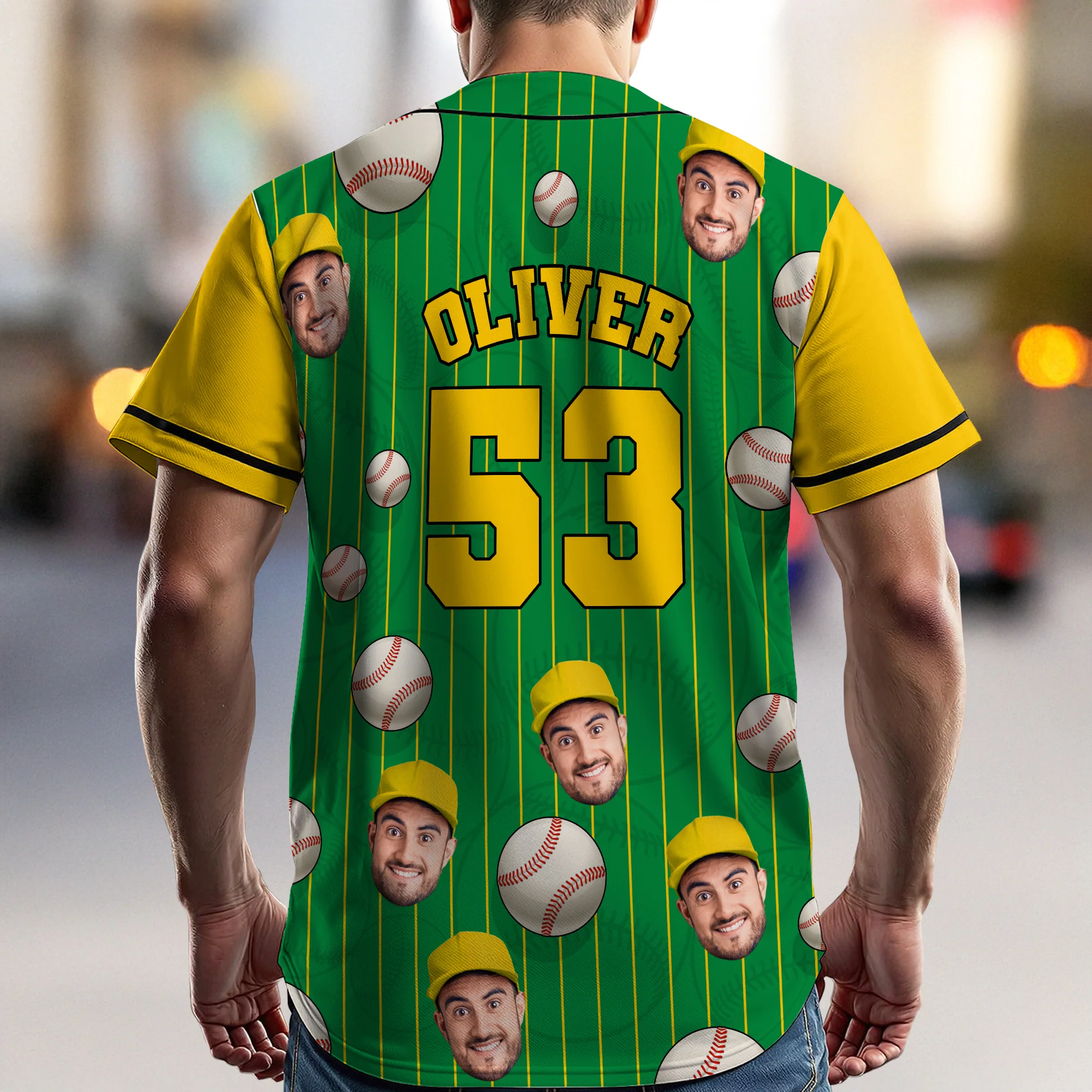Custom Photo Sport Lovers Baseball Jersey Shirt With Team Name CH07 896178 - Image 5