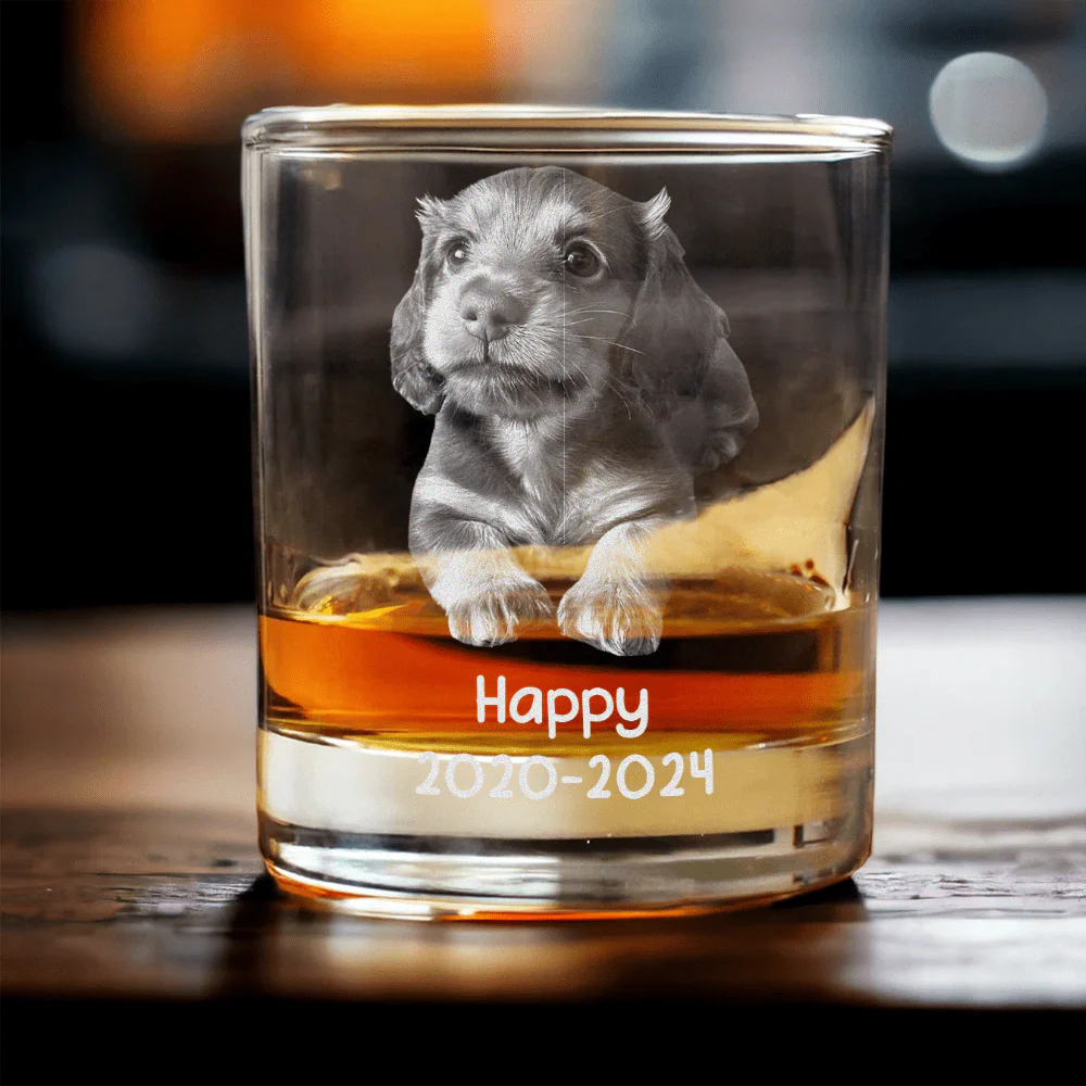 Custom Photo When Tomorrow Starts Without Me Dog Cat Remembrance Rock Glass DM01 891155 - Image 5