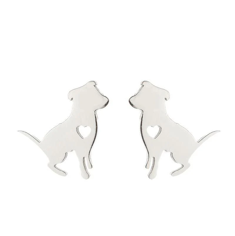 Soft clay cute animal bite earrings studs - Fun Gift Idea - Image 3