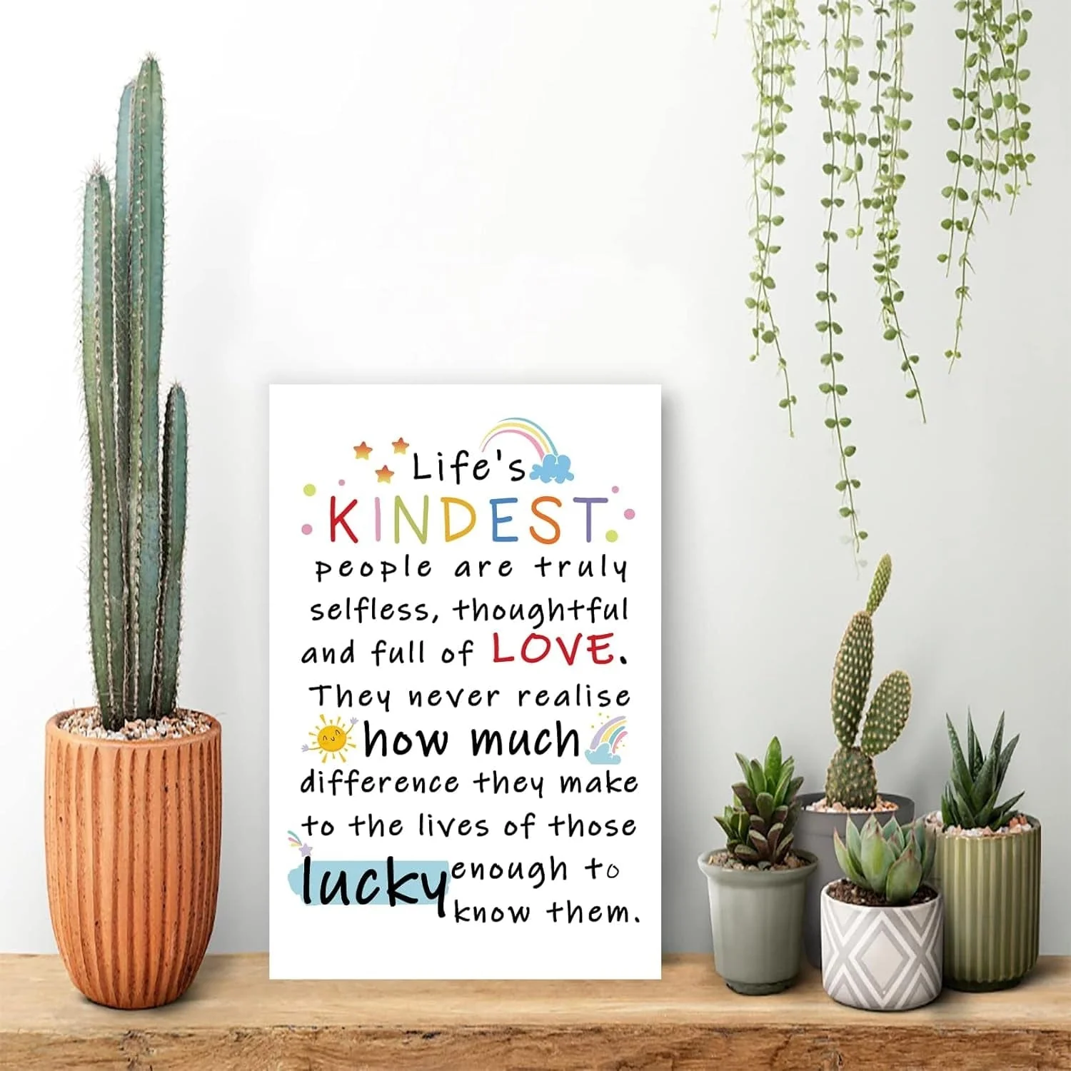 Cute Appreciation Card for Kindest Person, Great Thank You Card with Envelope for Women Men, Sweet Friendship Gift for Friends Classmates, Best Thank You Gift Ideas for Mom Dad - Image 6