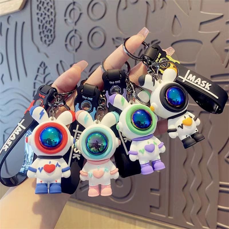 Cute Astronaut Animal Doll Keychain - Image 23