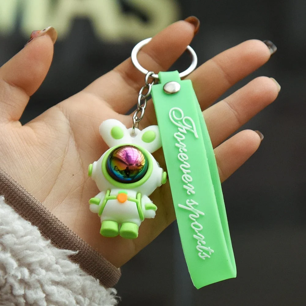Cute Astronaut Animal Doll Keychain - Image 5