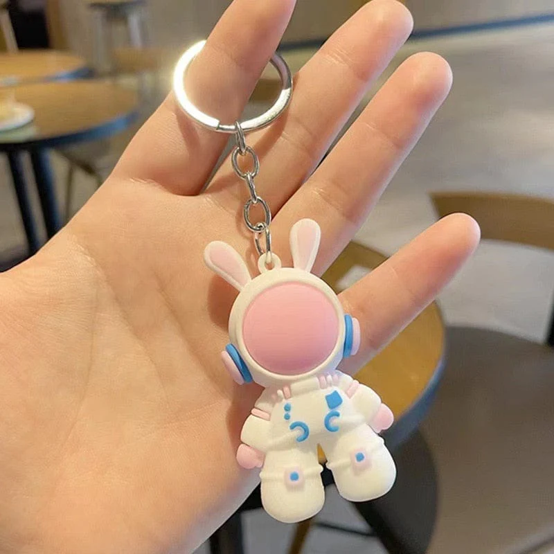 Cute Astronaut Animal Doll Keychain - Image 7