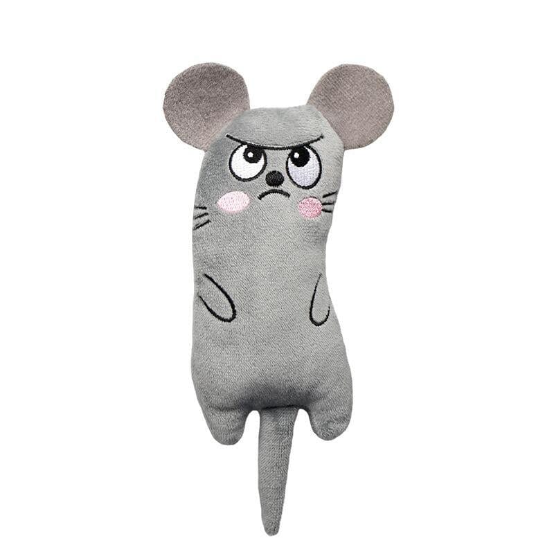 Funny Interactive Plush Cat Toy Teeth Grinding Chewing Mouse Toy - Image 11