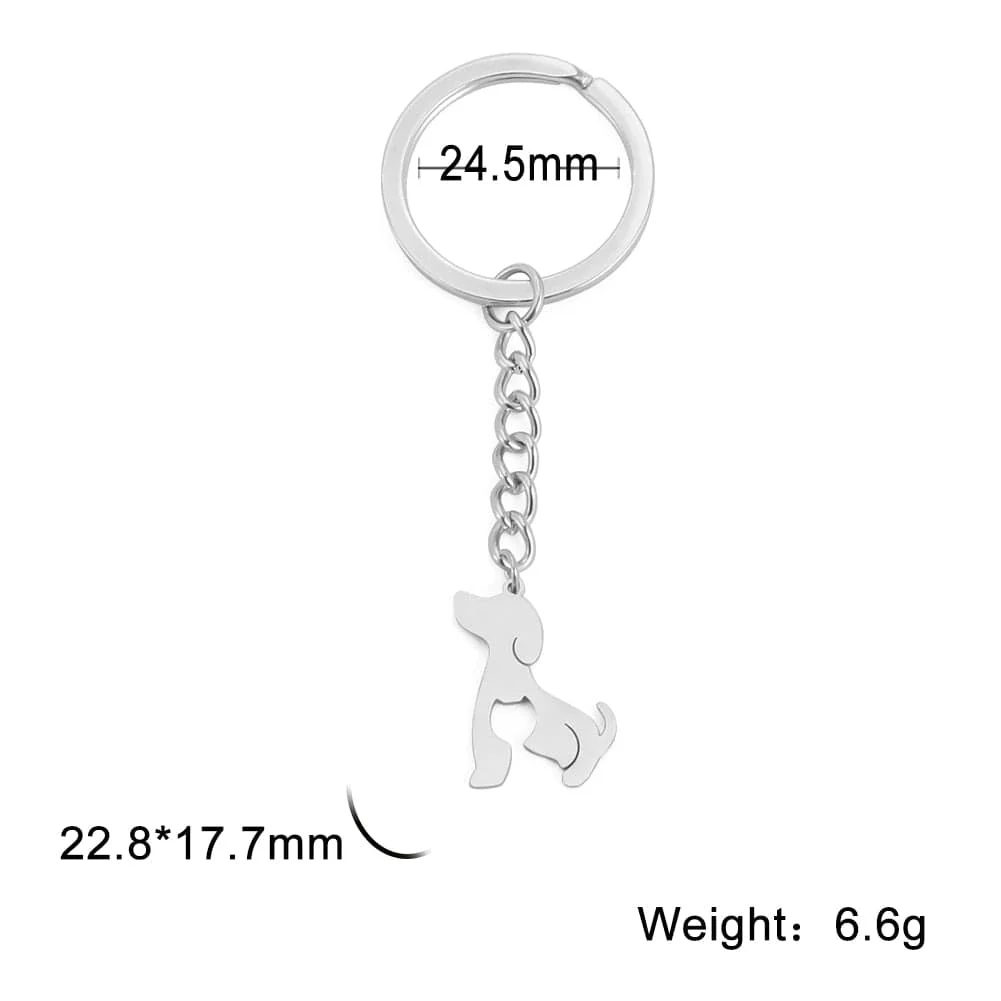 Cute Trend Finger Stickman Keychain - Image 26