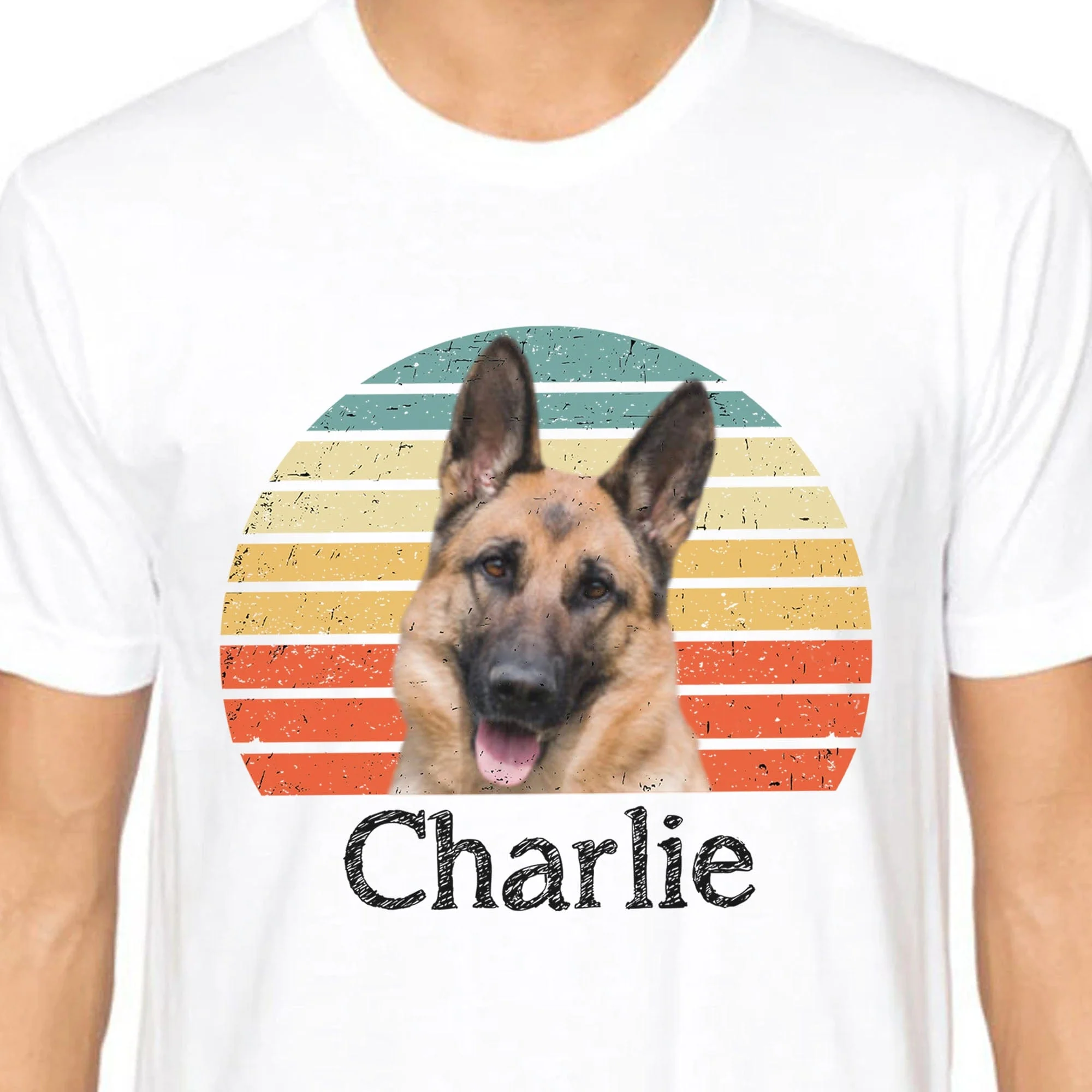 Dog Cat Vintage Retro Photo Shirt Personalized Custom Photo Dog Cat Pet Bright Shirt TA29 890881