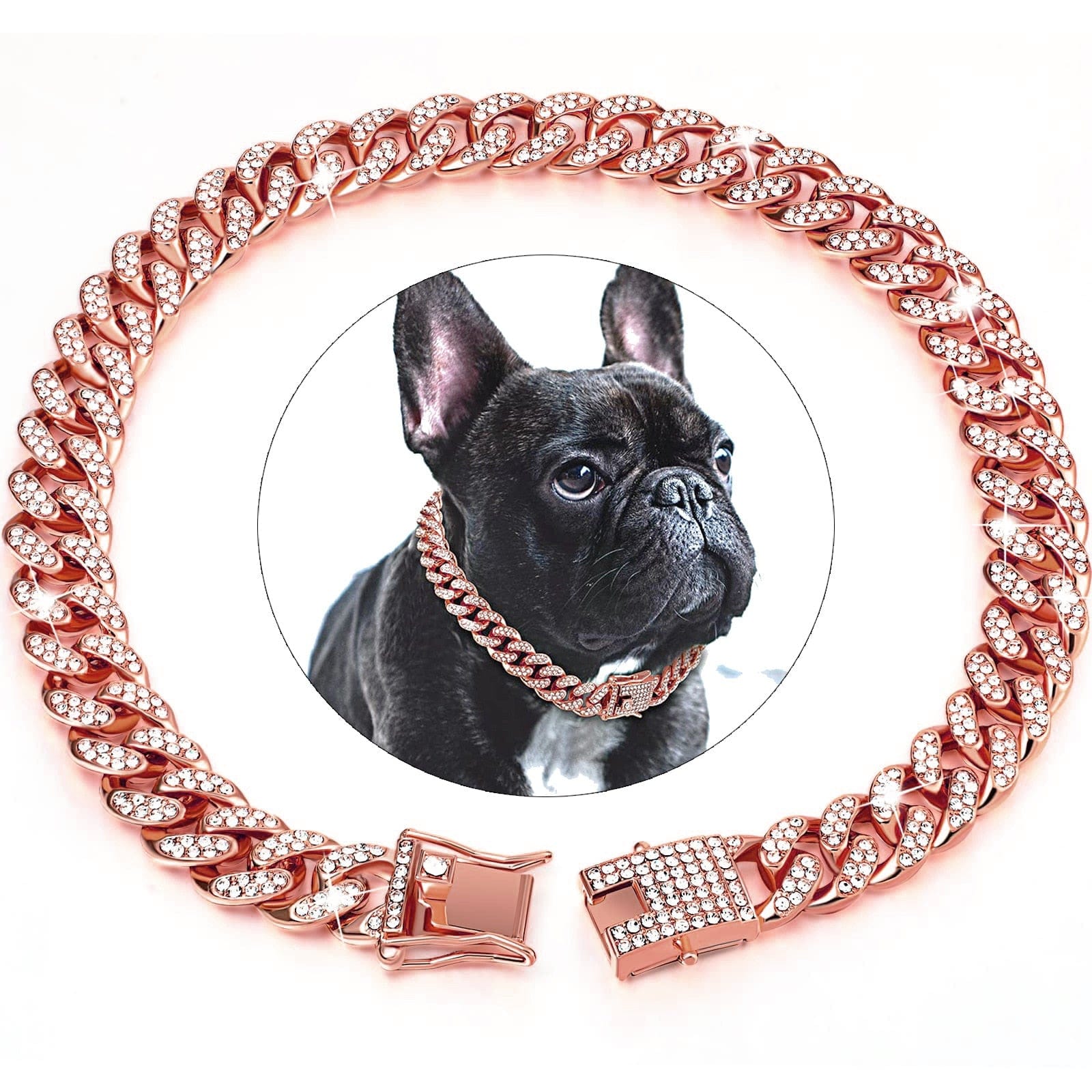 Dog Chain Diamond Cuban Collar - Image 6