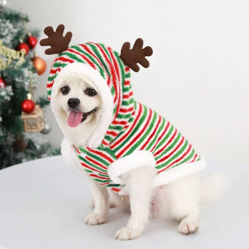 Dog Christmas Clothes Winter Warm Pet Clothes - Image 3