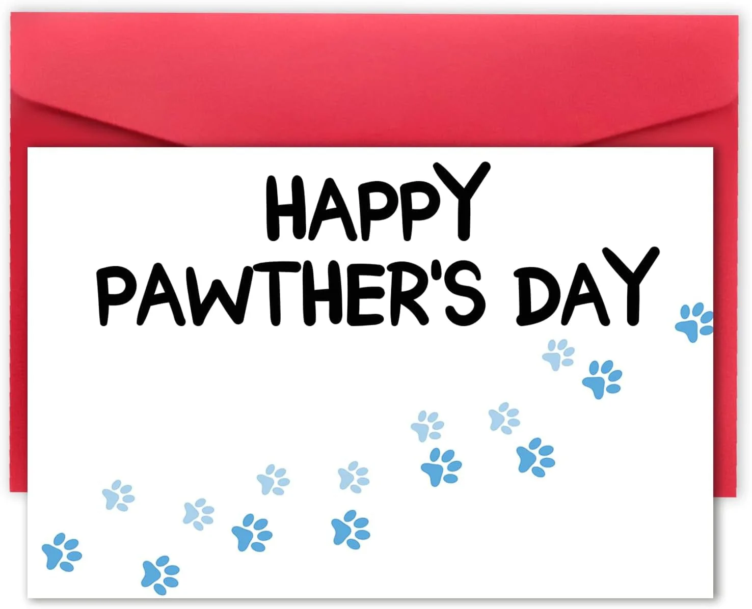 Dog Dad Card, Dog Father'S Day Card, Happy Pawther’S Day Card, Cute Pet Father'S Day Card, Fathers Day Good Gifts from Dog Cat