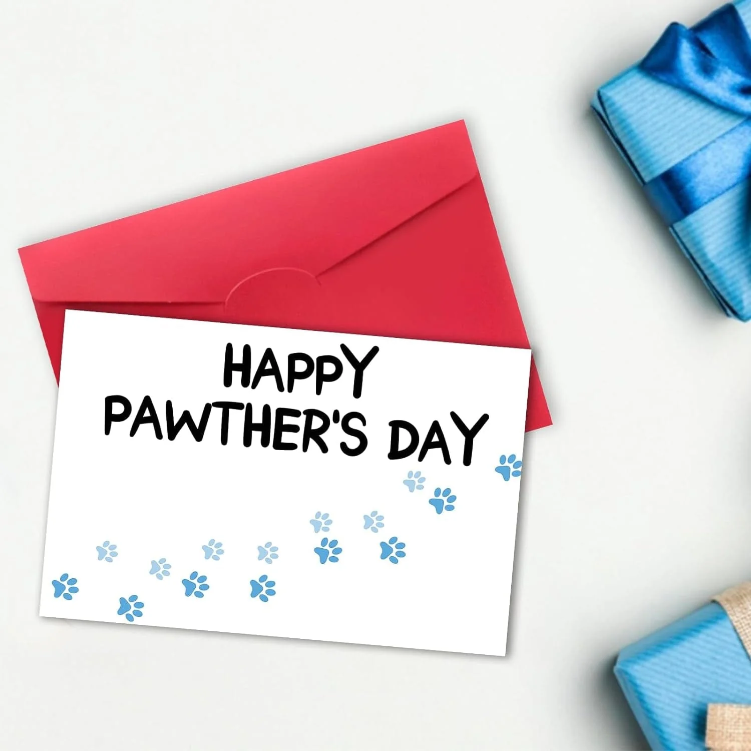 Dog Dad Card, Dog Father'S Day Card, Happy Pawther’S Day Card, Cute Pet Father'S Day Card, Fathers Day Good Gifts from Dog Cat - Image 5