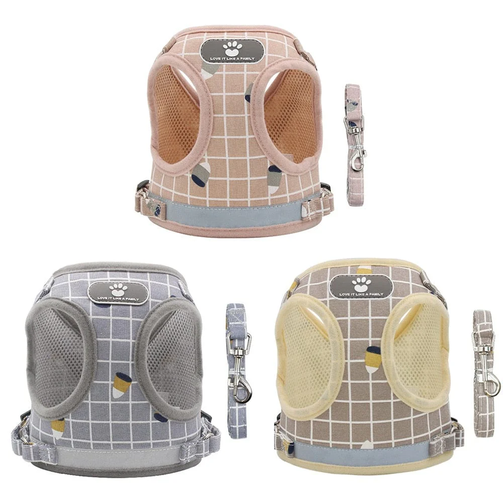 Adjustable Small Dog Cat Vest Harnesses Leash - Image 10