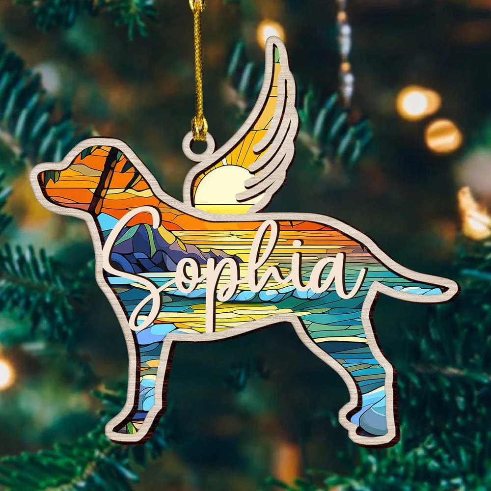 Dog Memorial Suncatcher Personalized Gift TA29 889730 - Image 2