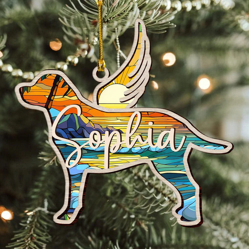 Dog Memorial Suncatcher Personalized Gift TA29 889730 - Image 3