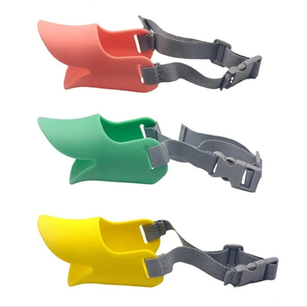 Dog Muzzle Silicone Duck Muzzle Mask for Pet Anti Bite Stop Barking - Image 12