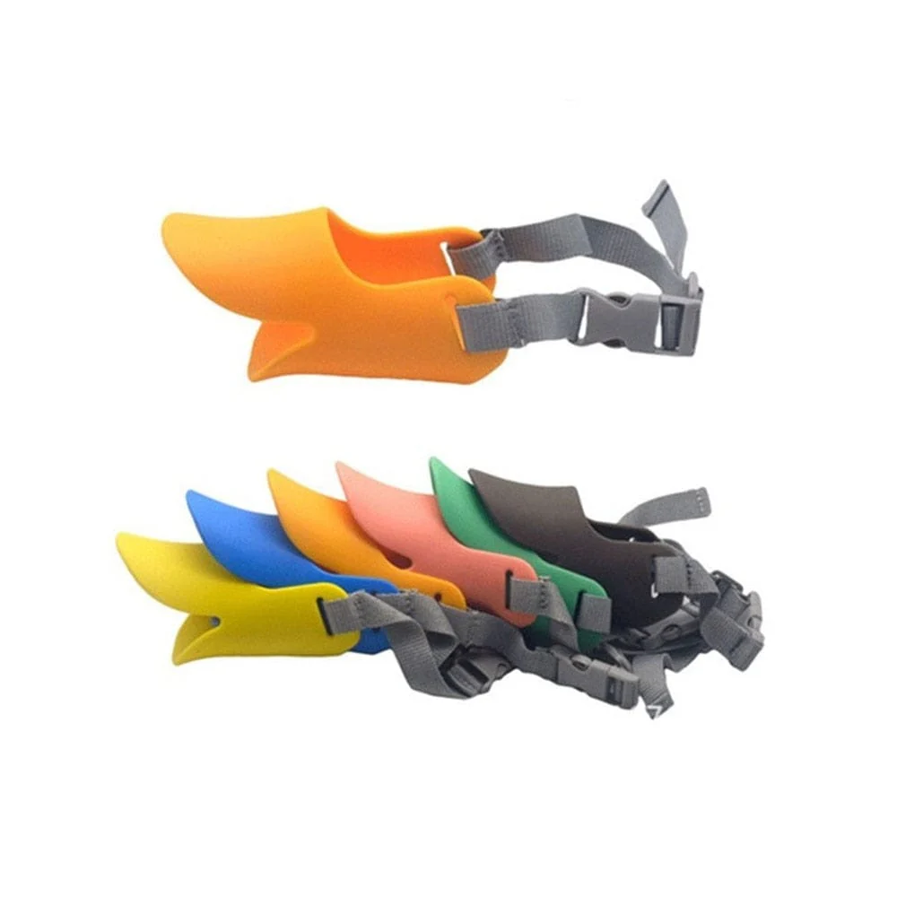 Dog Muzzle Silicone Duck Muzzle Mask for Pet Anti Bite Stop Barking - Image 13