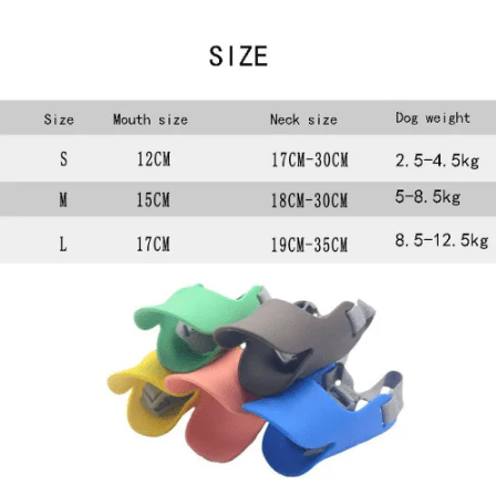Dog Muzzle Silicone Duck Muzzle Mask for Pet Anti Bite Stop Barking - Image 2