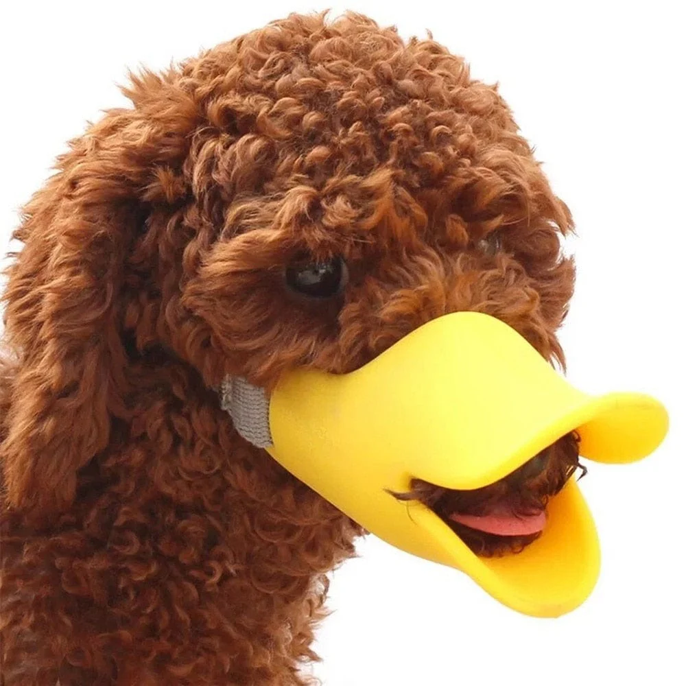 Dog Muzzle Silicone Duck Muzzle Mask for Pet Anti Bite Stop Barking - Image 3