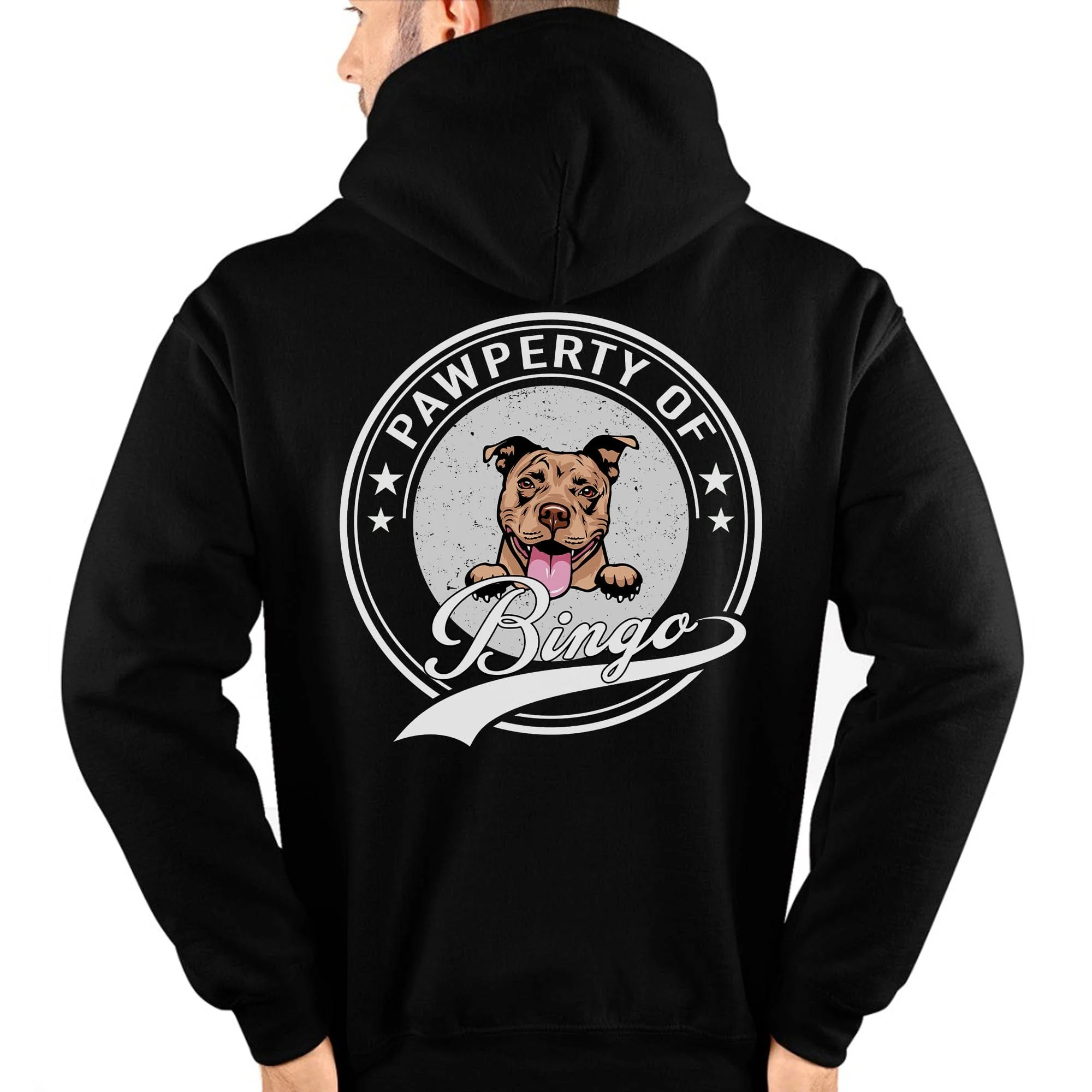 Dog Property Personalized Custom Dog Backside Shirt C370 - Image 3