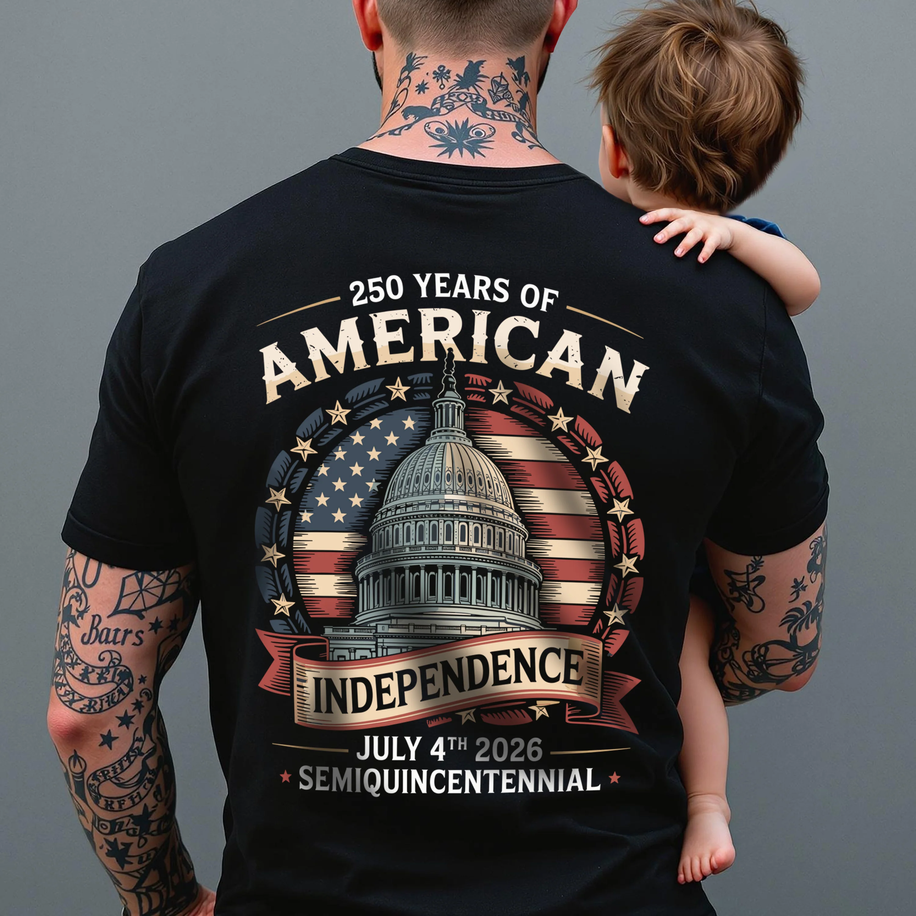 250 Years Of America Back Shirt TH10 894653 - Image 6