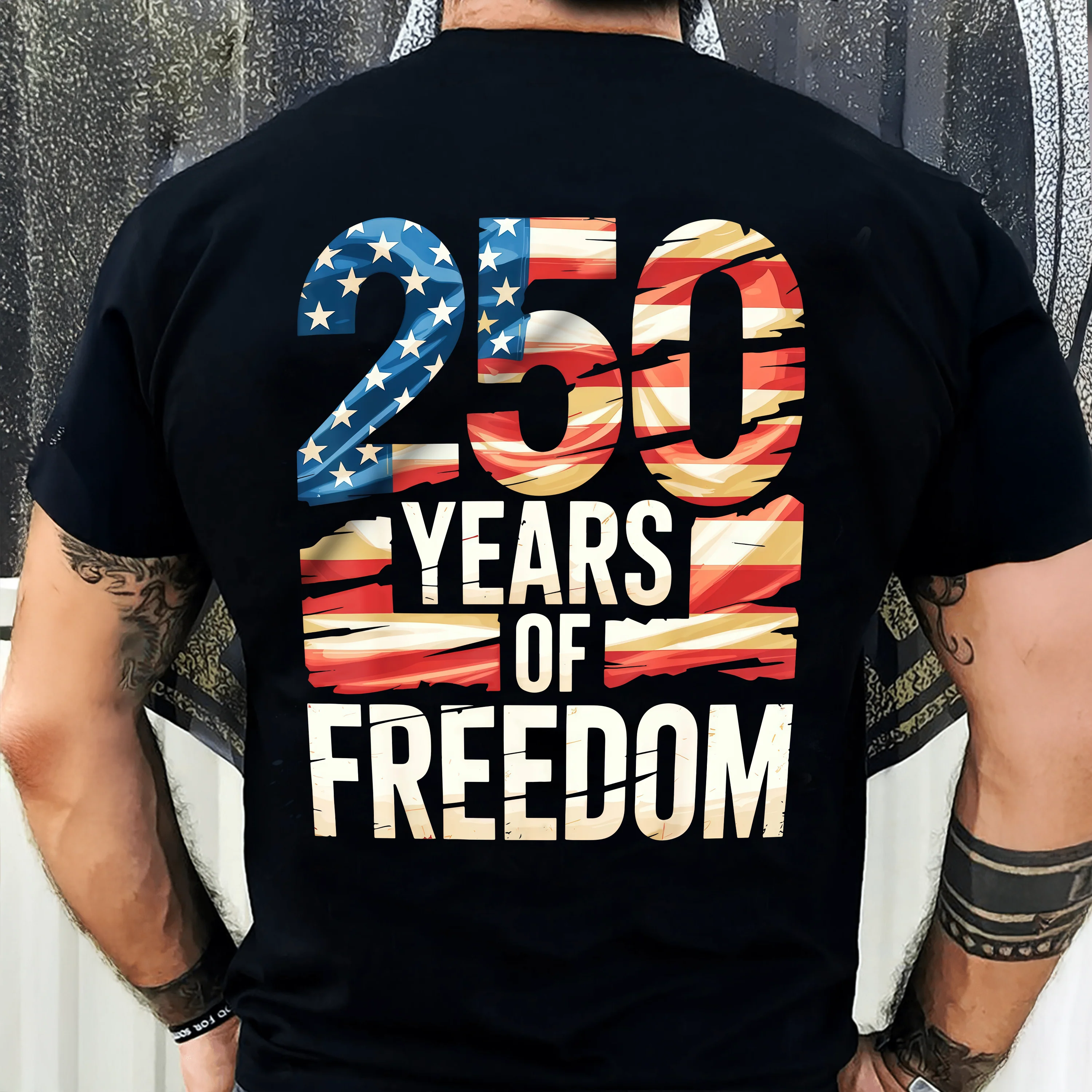 250 Years Of Freedom Back Shirt TH10 896013 - Image 2
