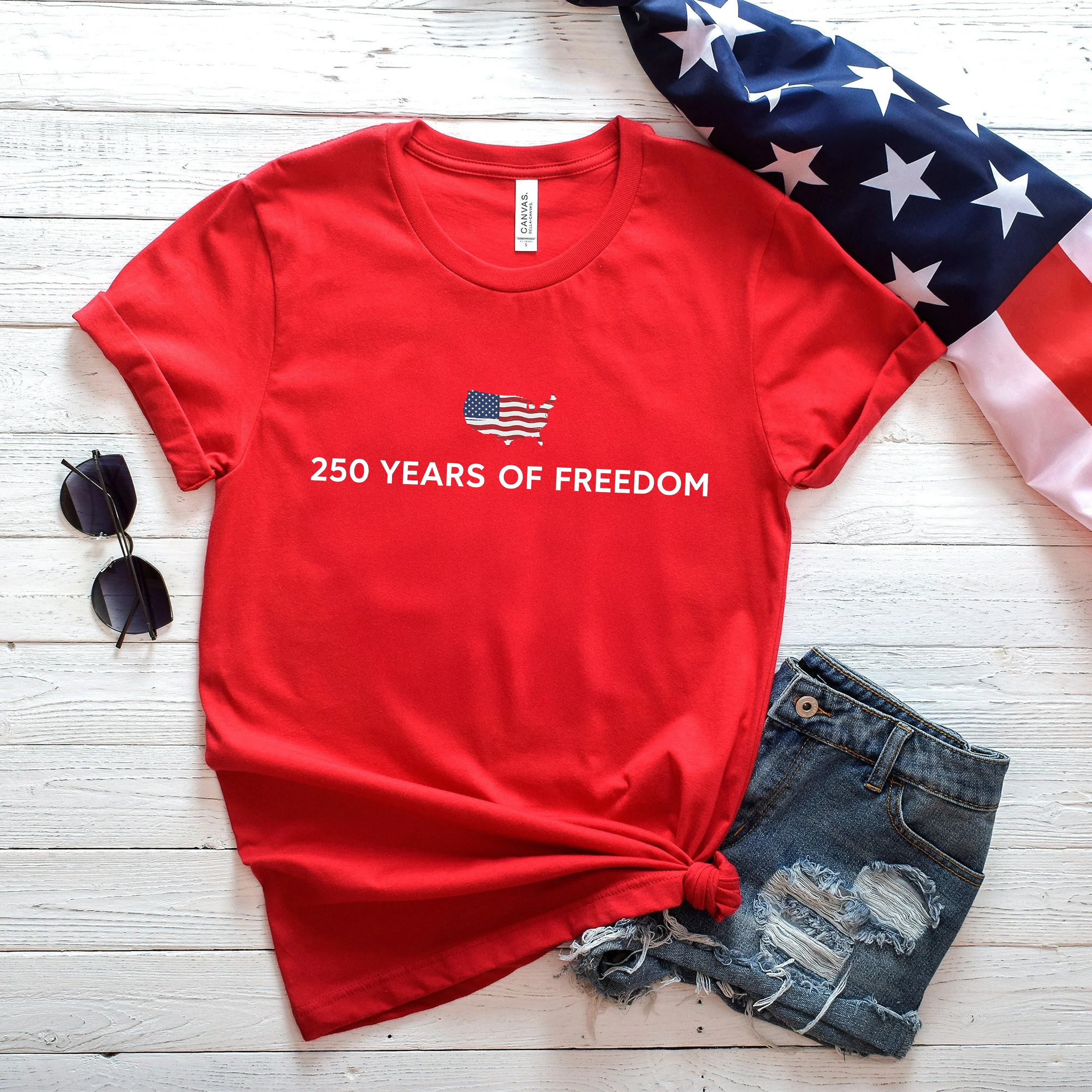 250 Years Of Freedom Shirt TH10 169393 - Image 3