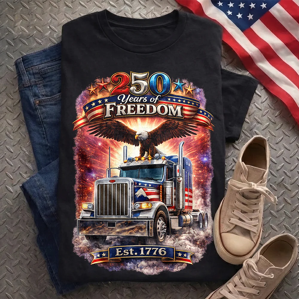 250 Years Of Freedom Trucker Shirt TH10 169795 - Image 3