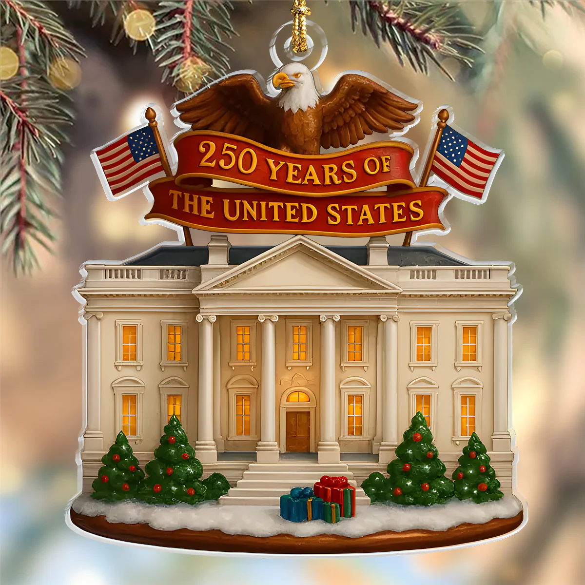 250 Years Of The US Acrylic Ornament TH10 894945 - Image 2