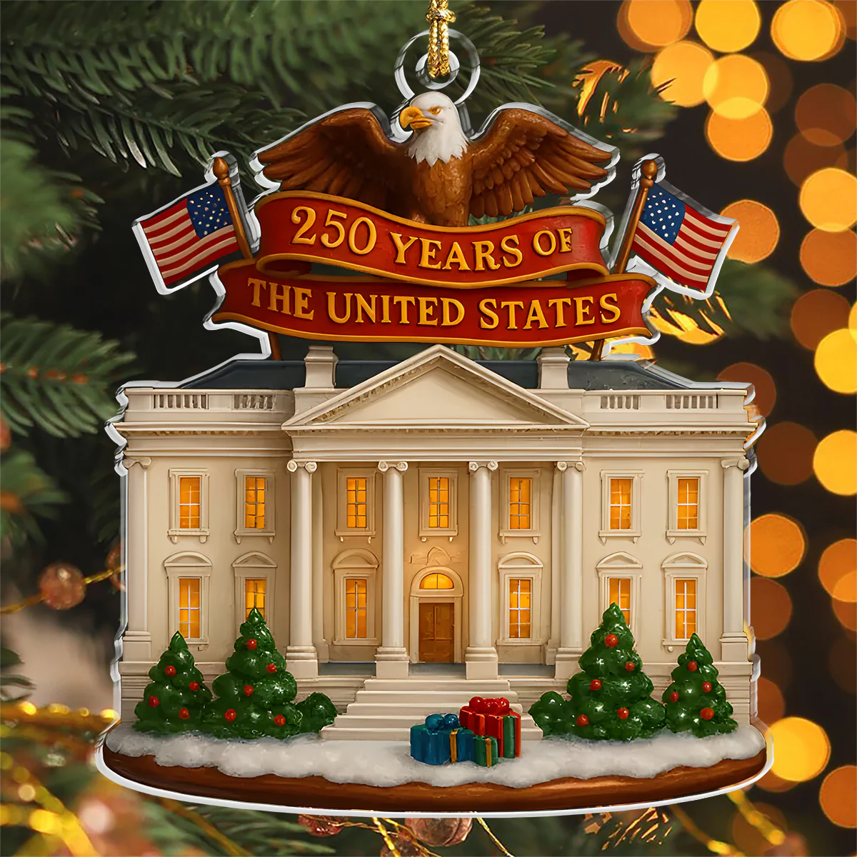 250 Years Of The US Acrylic Ornament TH10 894945 - Image 3