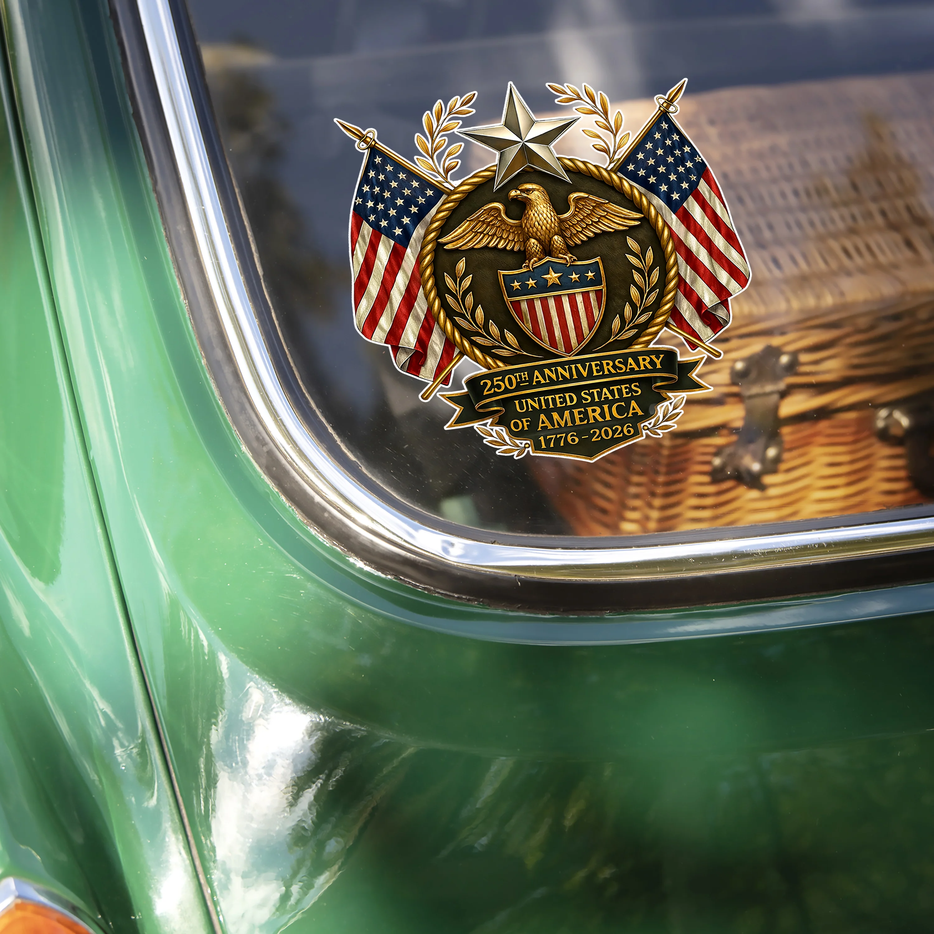 250th Anniversary United States Of America Car Window Decal Sticker TH10 898385 - Image 3