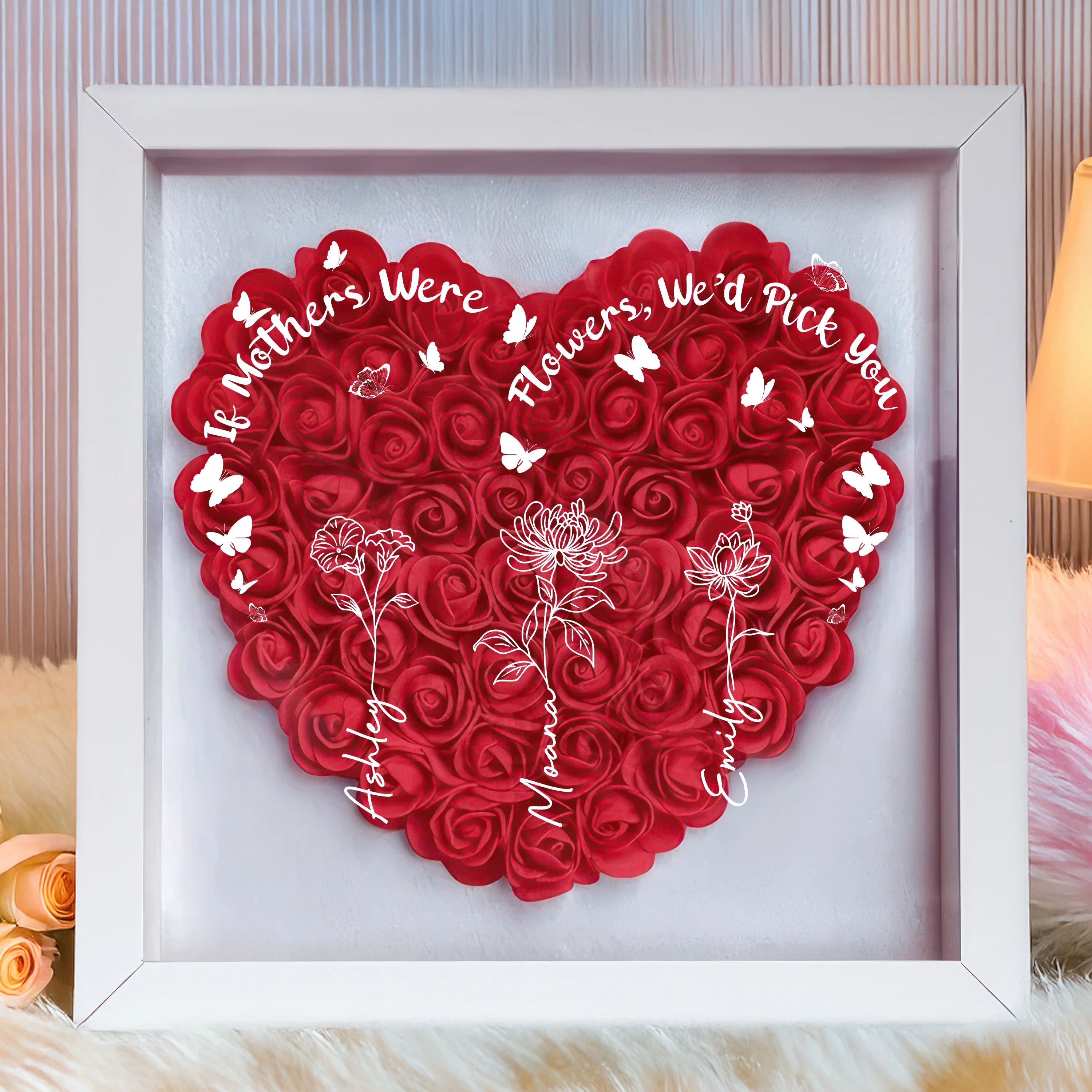 A Mother Is Like A Flower - Flower Shadow Box For Mother's Day TH10 892555 - Image 2