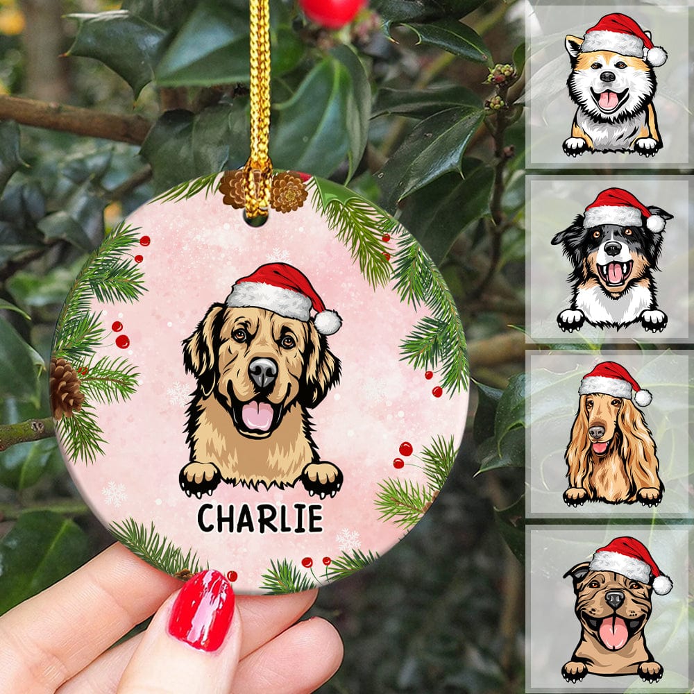 A Wagging Tail, A Friendly Woof For Dog Lover Christmas Ceramic Ornament TH10 891579 - Image 5