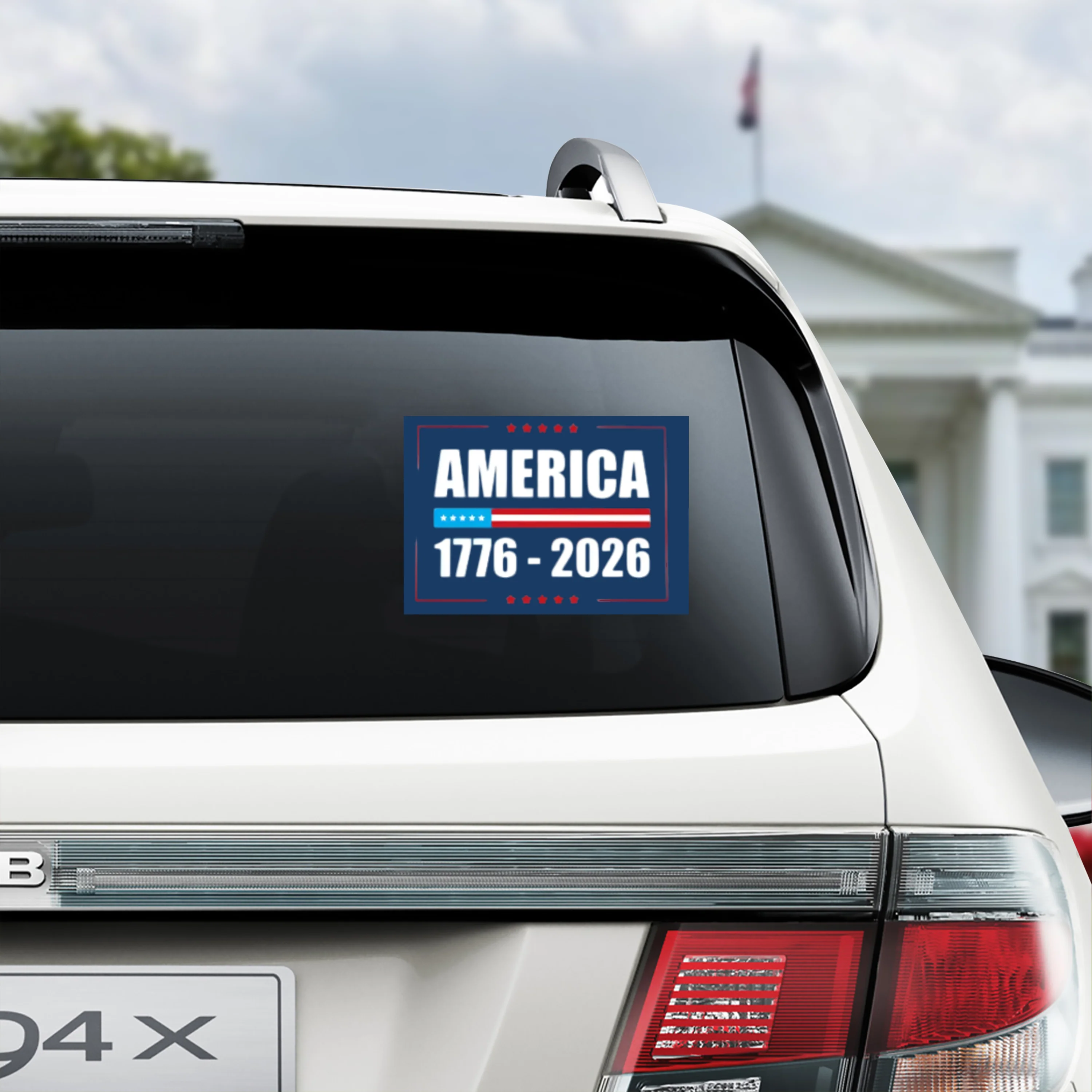 America 1776-2026 Car Window Decal Sticker TH10 896755 - Image 3
