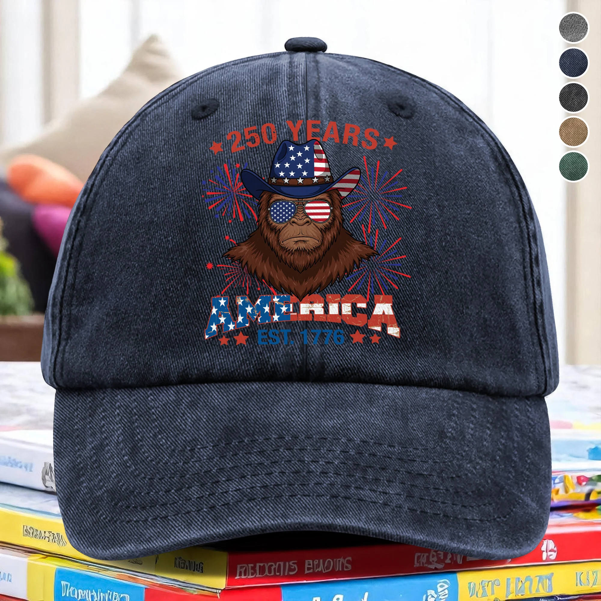 250 Years Of America Baseball Cap TH10 894631 - Image 2