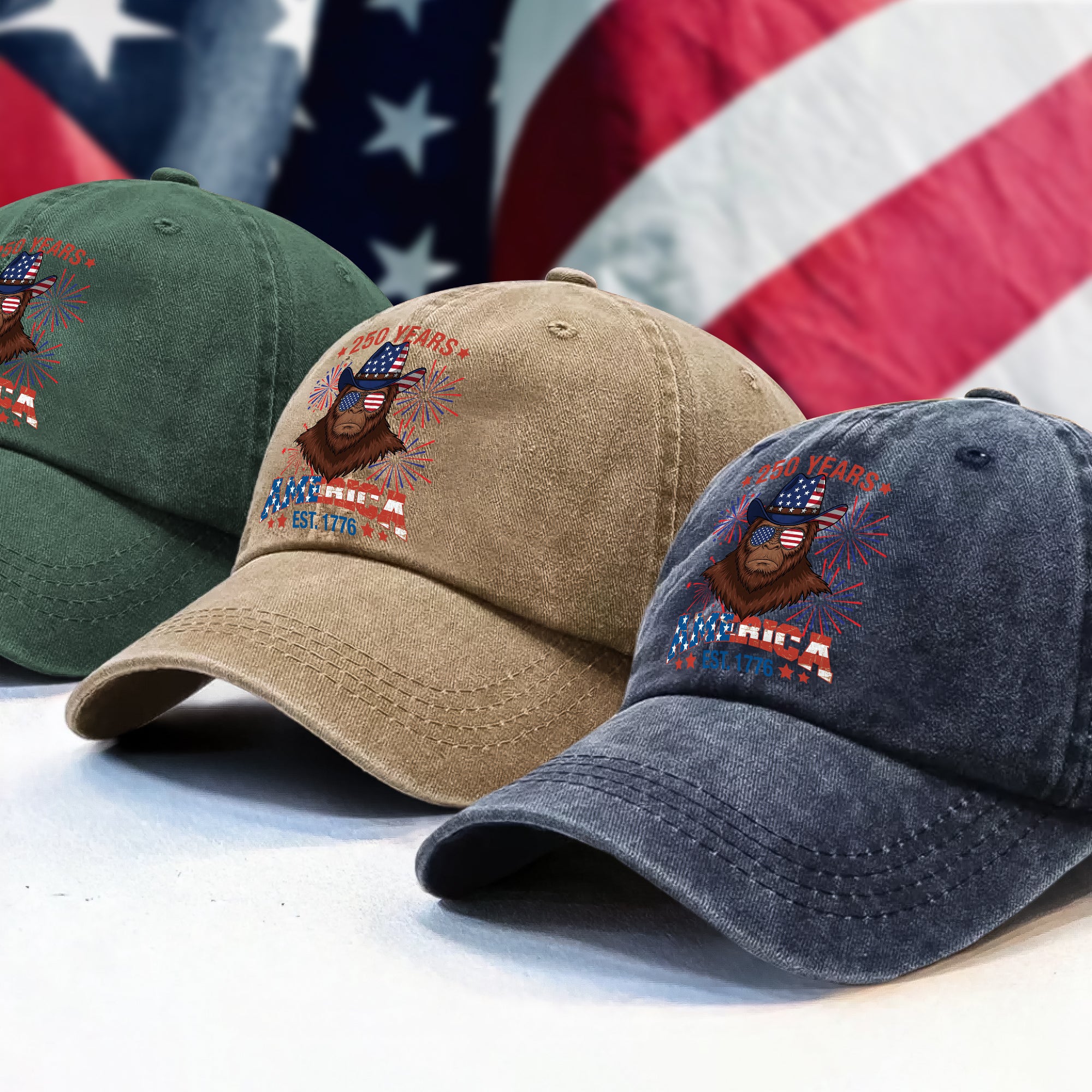 250 Years Of America Baseball Cap TH10 894631 - Image 3