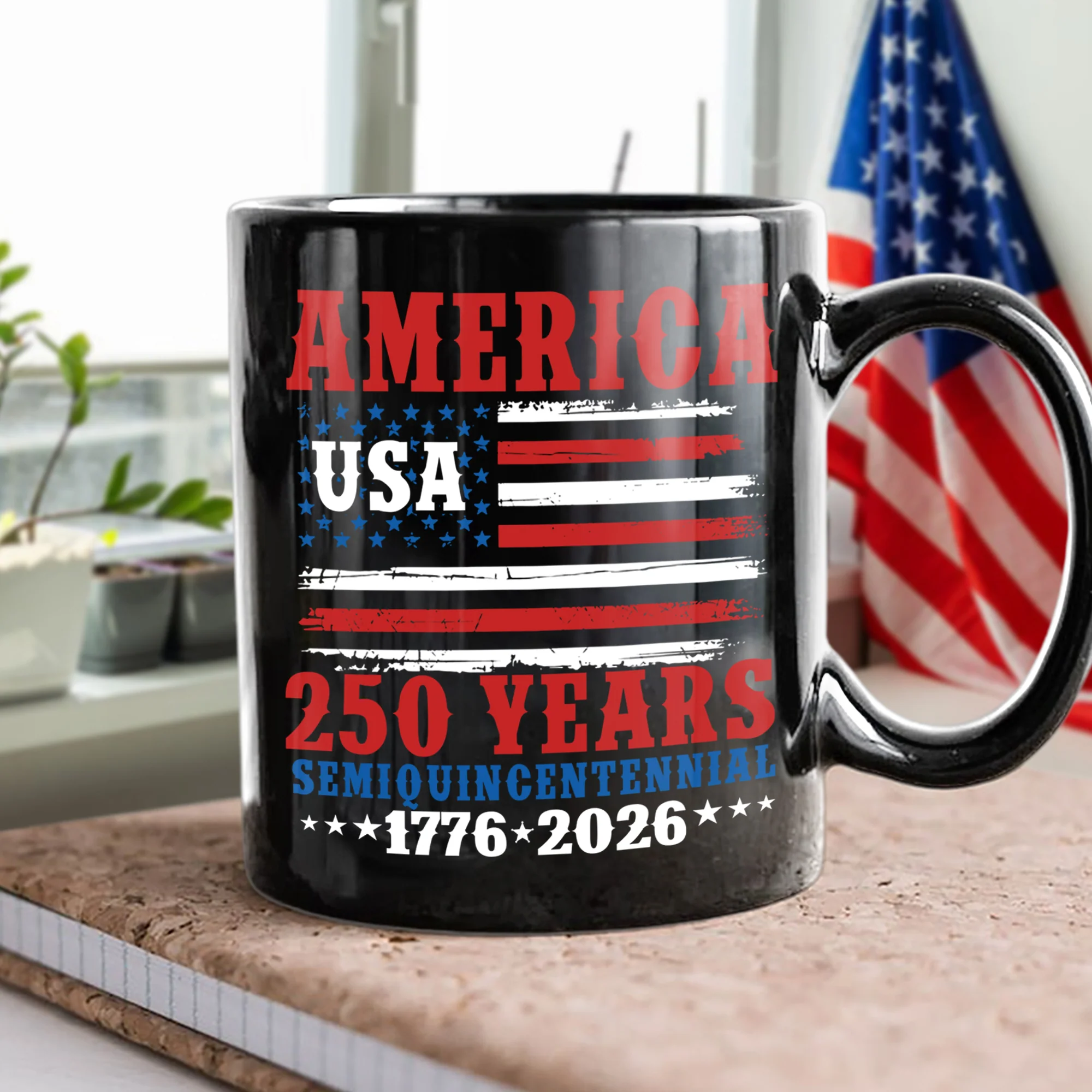 250 Years Semiquincentennial Black Mug TH10 894669 - Image 8