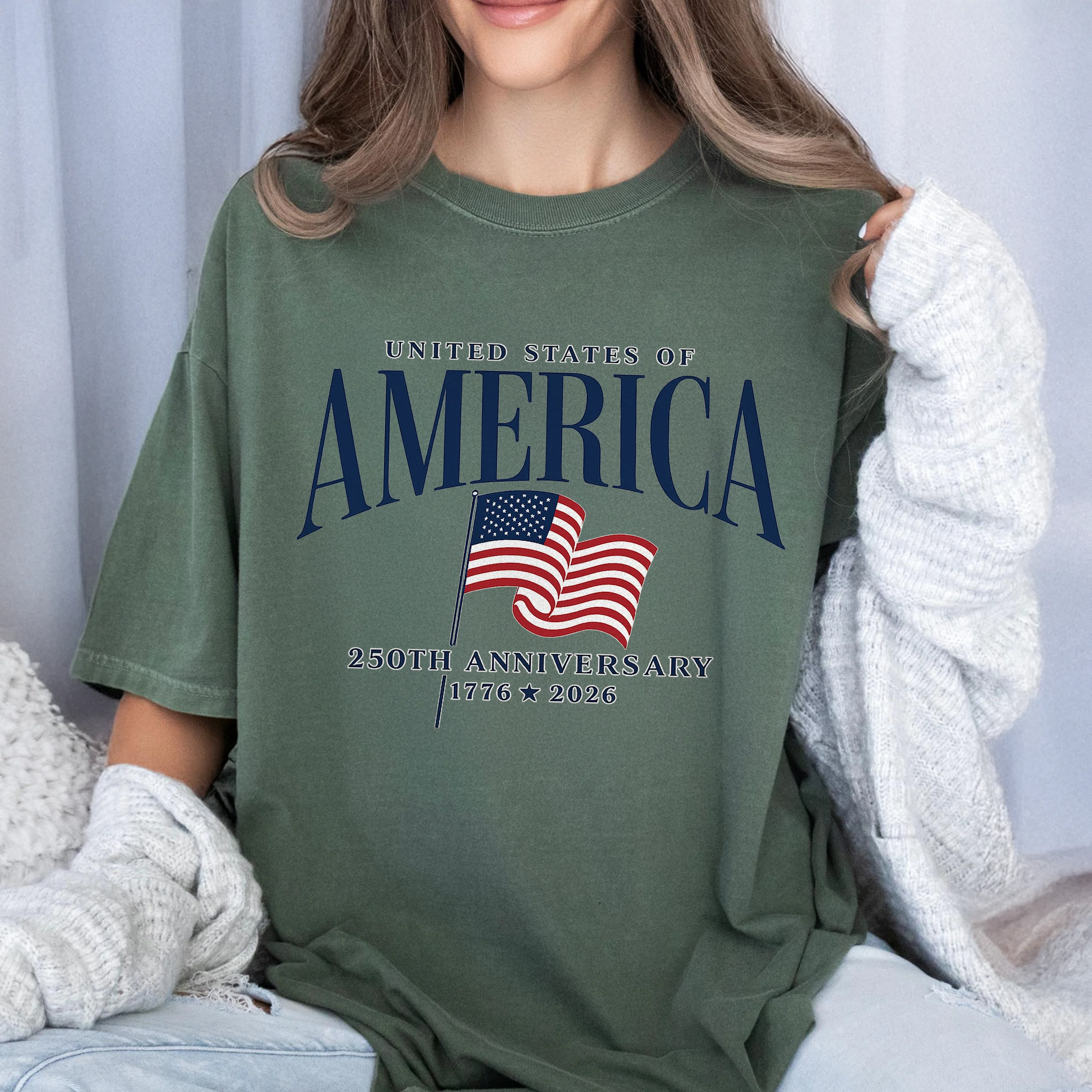 America's Semiquincentennial, USA 250th Anniversary Comfort Shirt TH10 170093 - Image 2