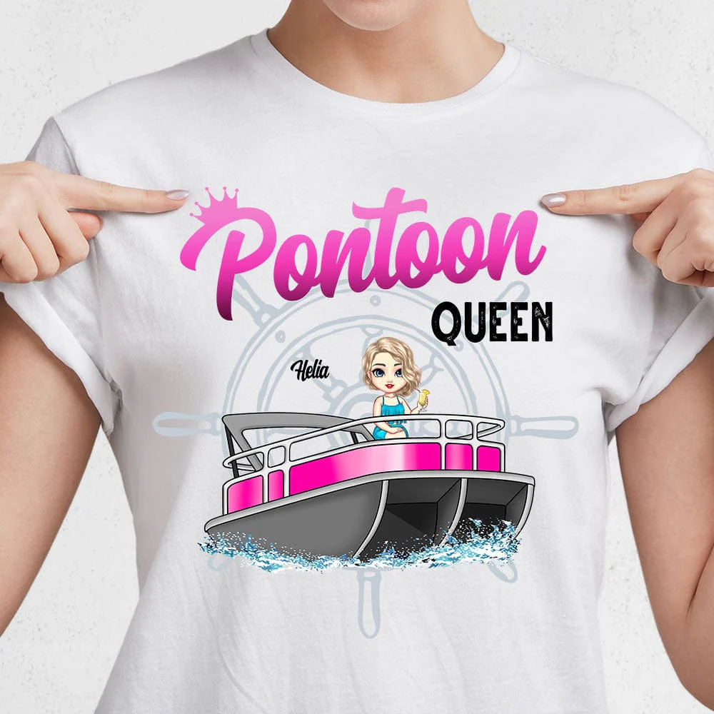 Boating Pontoon Queen Shirt TA29 889601 - Image 3