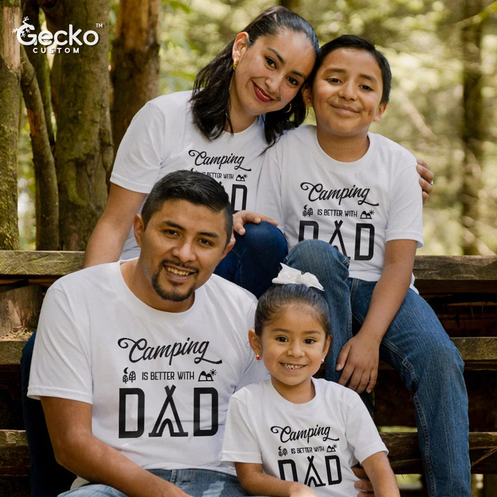 Camping Is Better With Dad Camping T-shirt, HN590 - Image 3