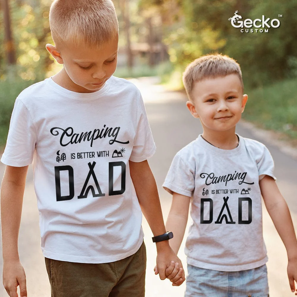 Camping Is Better With Dad Camping T-shirt, HN590 - Image 4