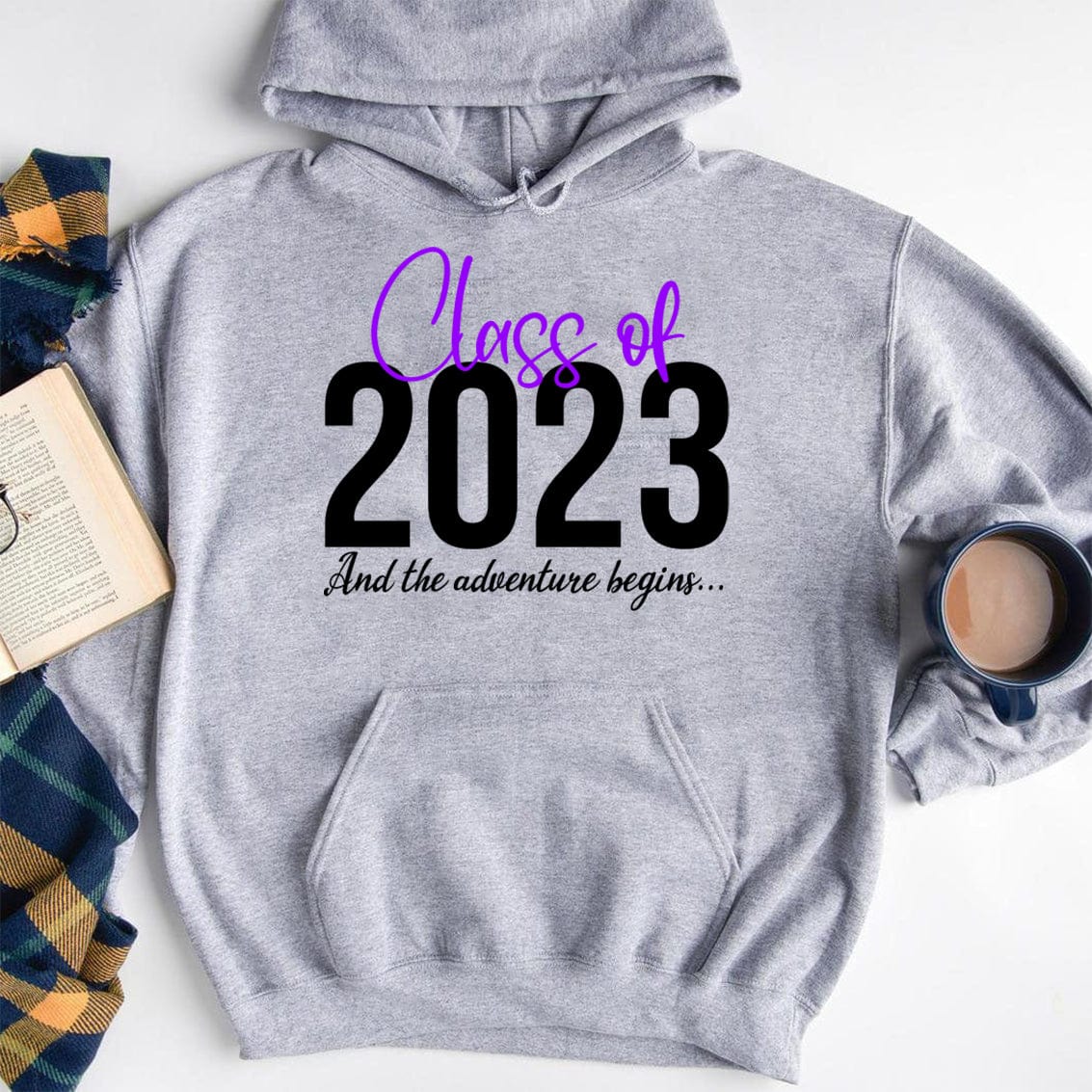Class of 2023 And The Advanture Beginning Shirt Graduation Gift HN590 - Image 2