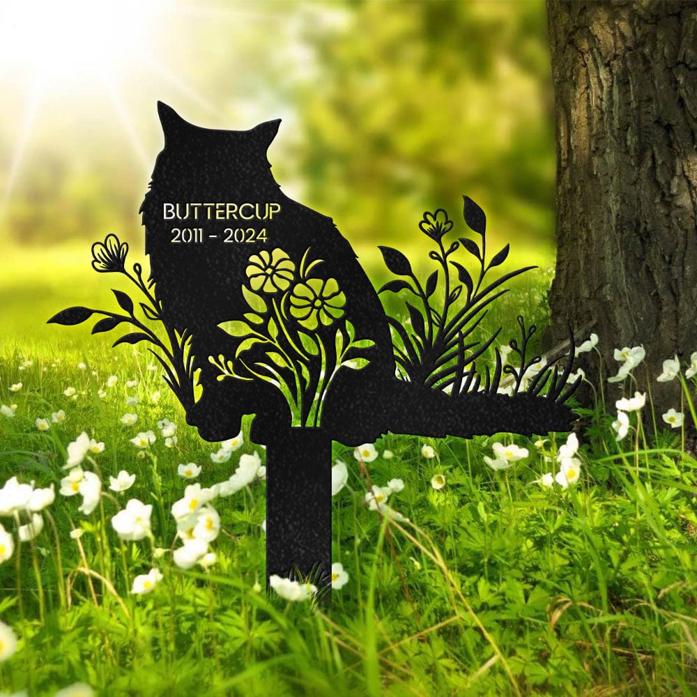 Custom Cat Breed For Cat Lover Memorial Garden Stake Personalized Gift TH10 891595 - Image 2
