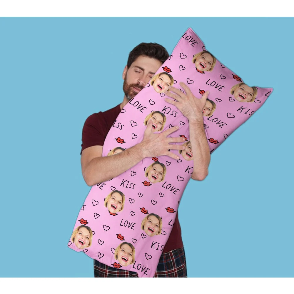 Custom Couple Photo Rectangle Pillow Case TA29 890451 - Image 5