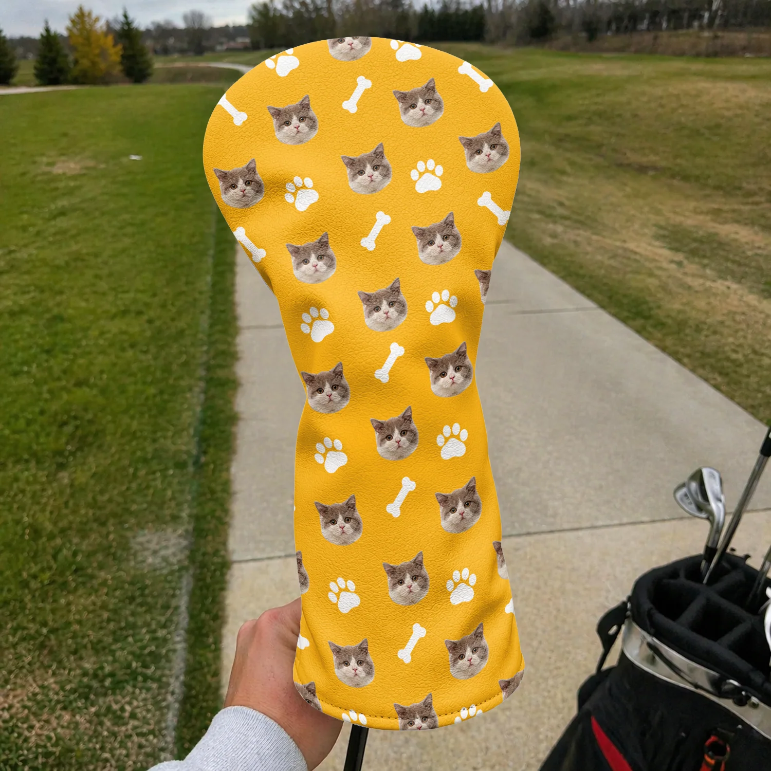 Custom Dog Cat Photo With Icon Golf Head Cover - Gift For Golf Lovers TH10 169827 - Image 5