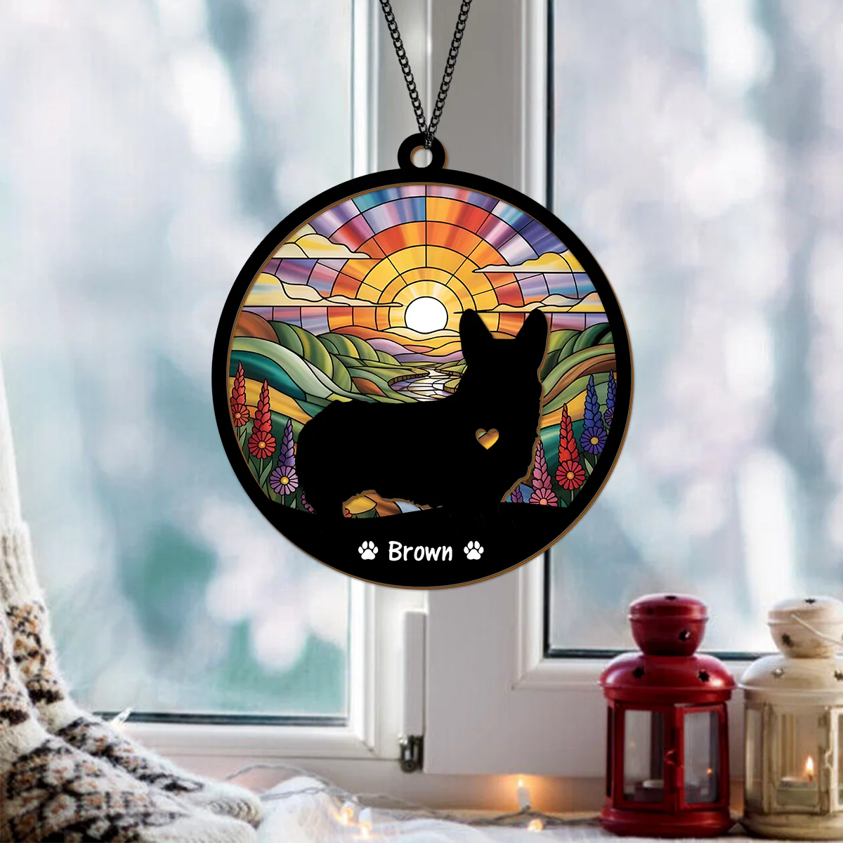 Custom Dog Memorial Suncatcher TH10 894223 - Image 2