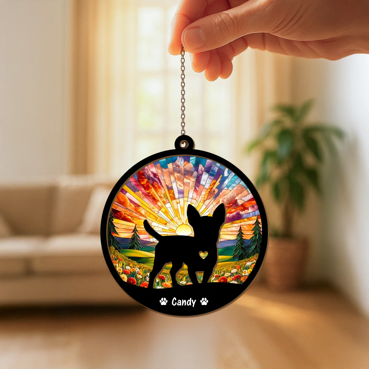 Custom Dog Memorial Suncatcher TH10 894223 - Image 6
