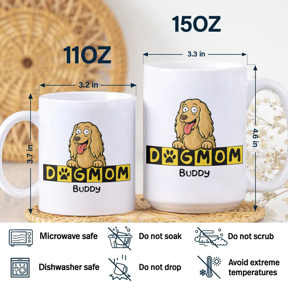 Custom Dog Mom Mug For Dog Lover TH10 892675 - Image 7