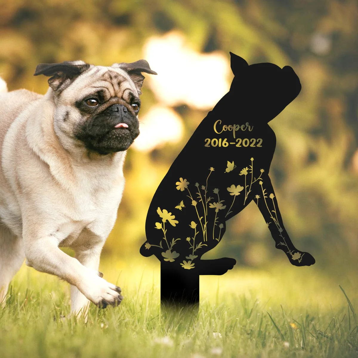 Custom Dog Name Memorial Garden Stake TH10 891539 - Image 3