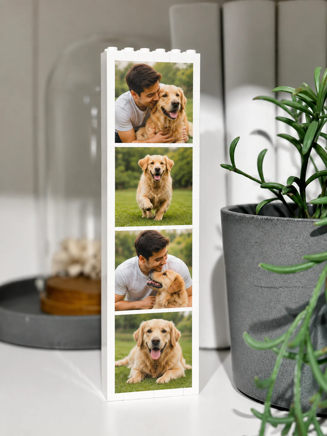 Custom Dog Photo Booth Lego For Dog Lover, Brick Photo Block Puzzle TH10 169993 - Image 3