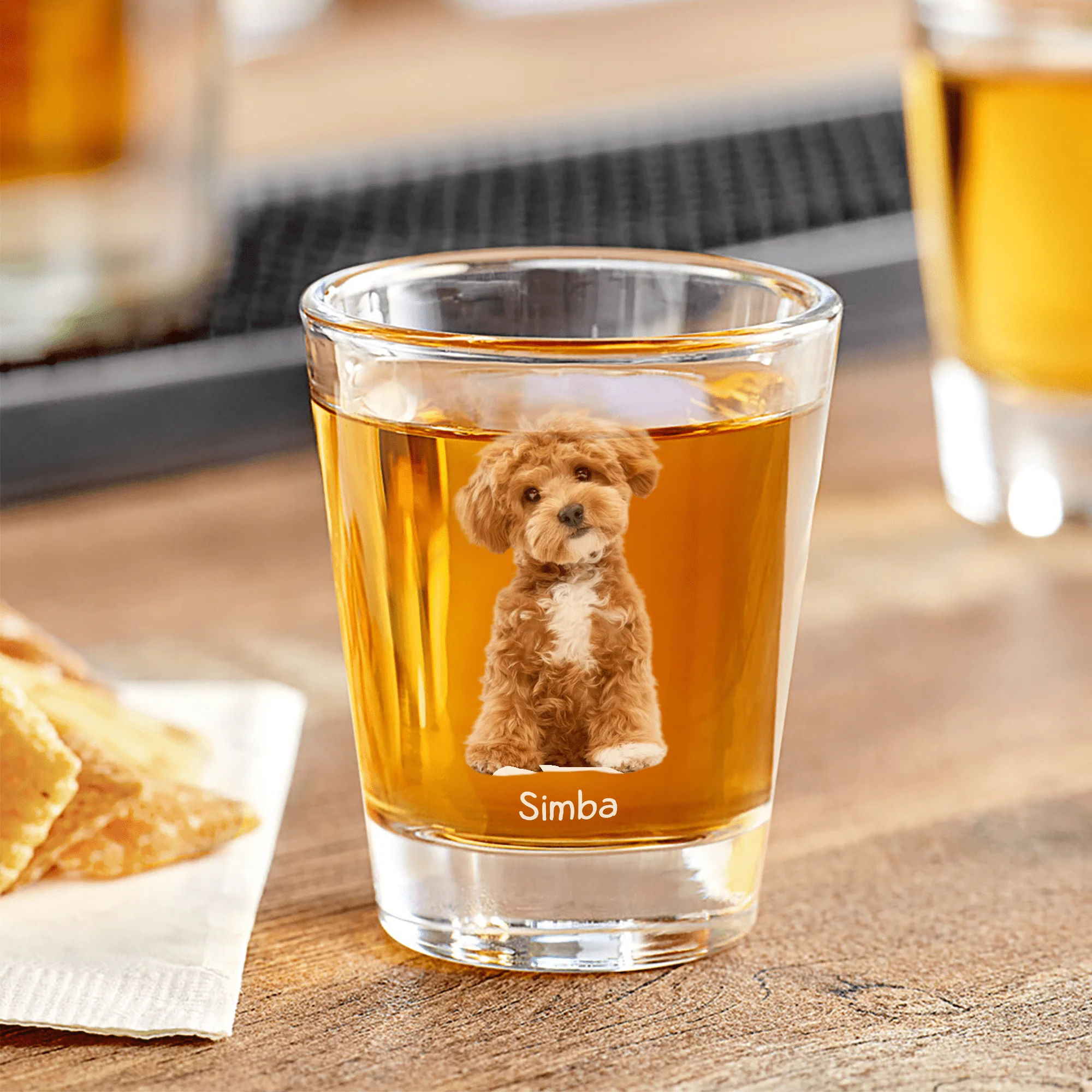 Custom Dog Photo For Dog Lover Print Shot Glass TH10 892195