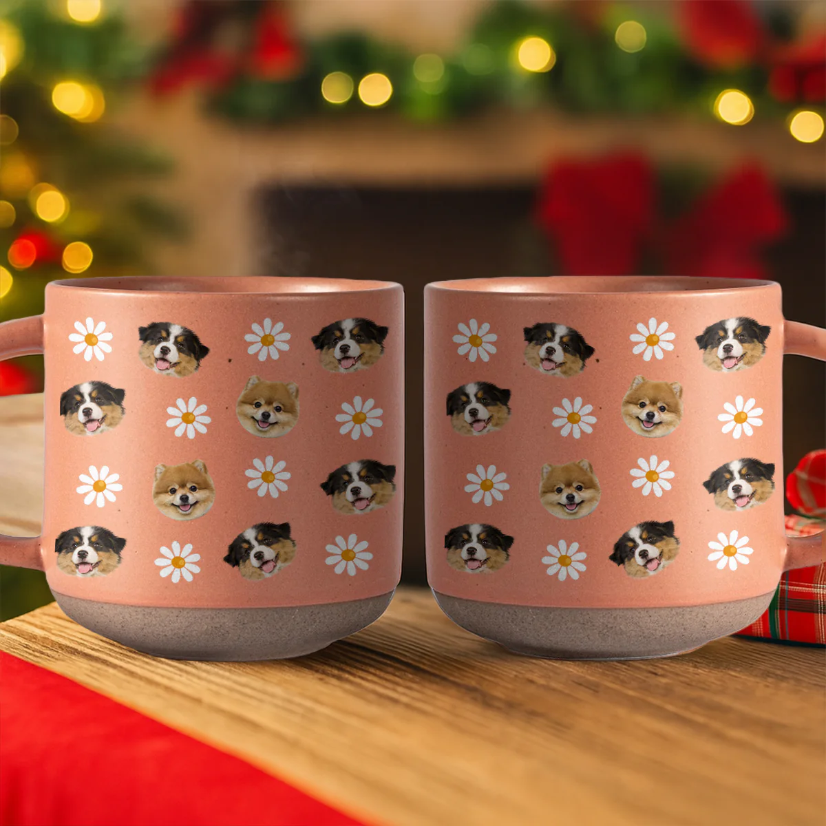 Custom Face Photo With Icon Dog Pottery Mug TH10 894259 - Image 8